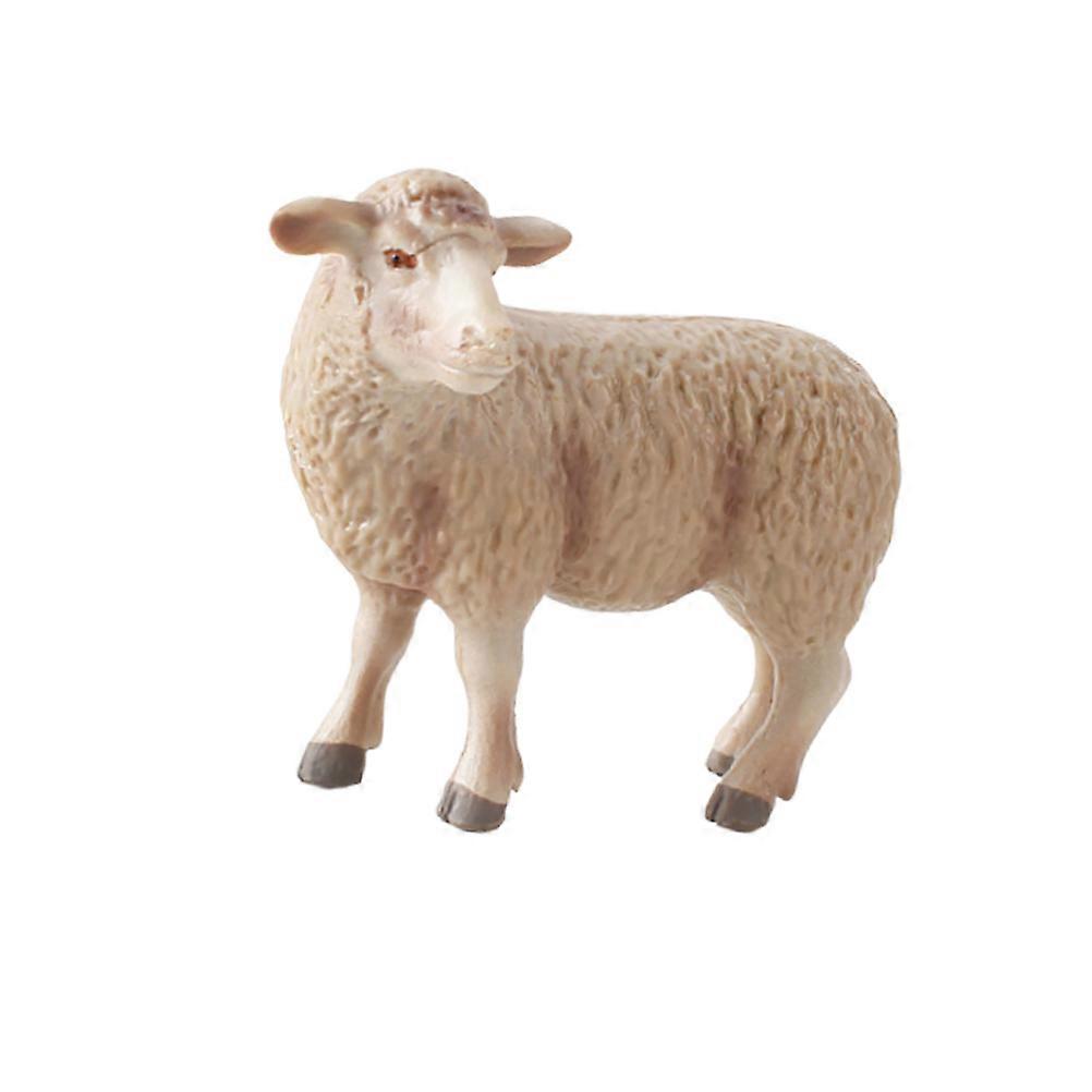 Wildlife Sheep Model for Decorating 1Pcs Realistic Sheep Simulated Ornament