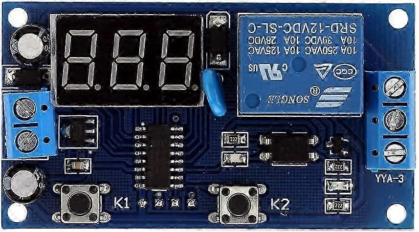 Relay Module- Delay Time Module Multifunction Relay Control Switch Delay Cycle Timer Module DC 12v 2025