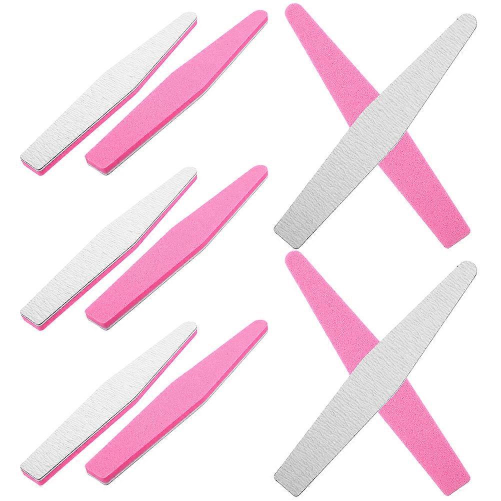 Small Nail Files Double Sided Nail Files for Manicure 80Pcs Pink