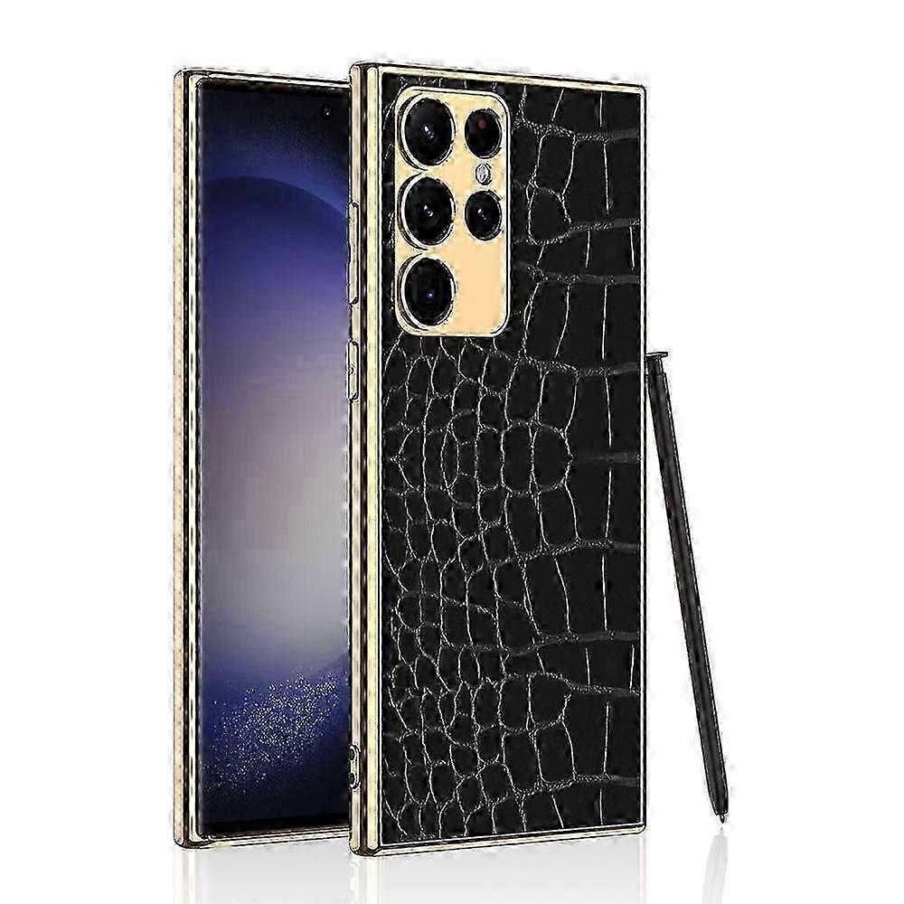 For Samsung s23 ultra mobile phone case s23 plus electroplating soft edge mobile phone case s23 personality anti-drop shell-without pen