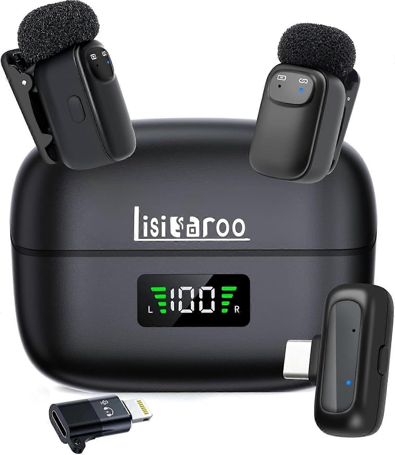 Mini Wireless Lavalier Microphone for iPhone/Android/PC