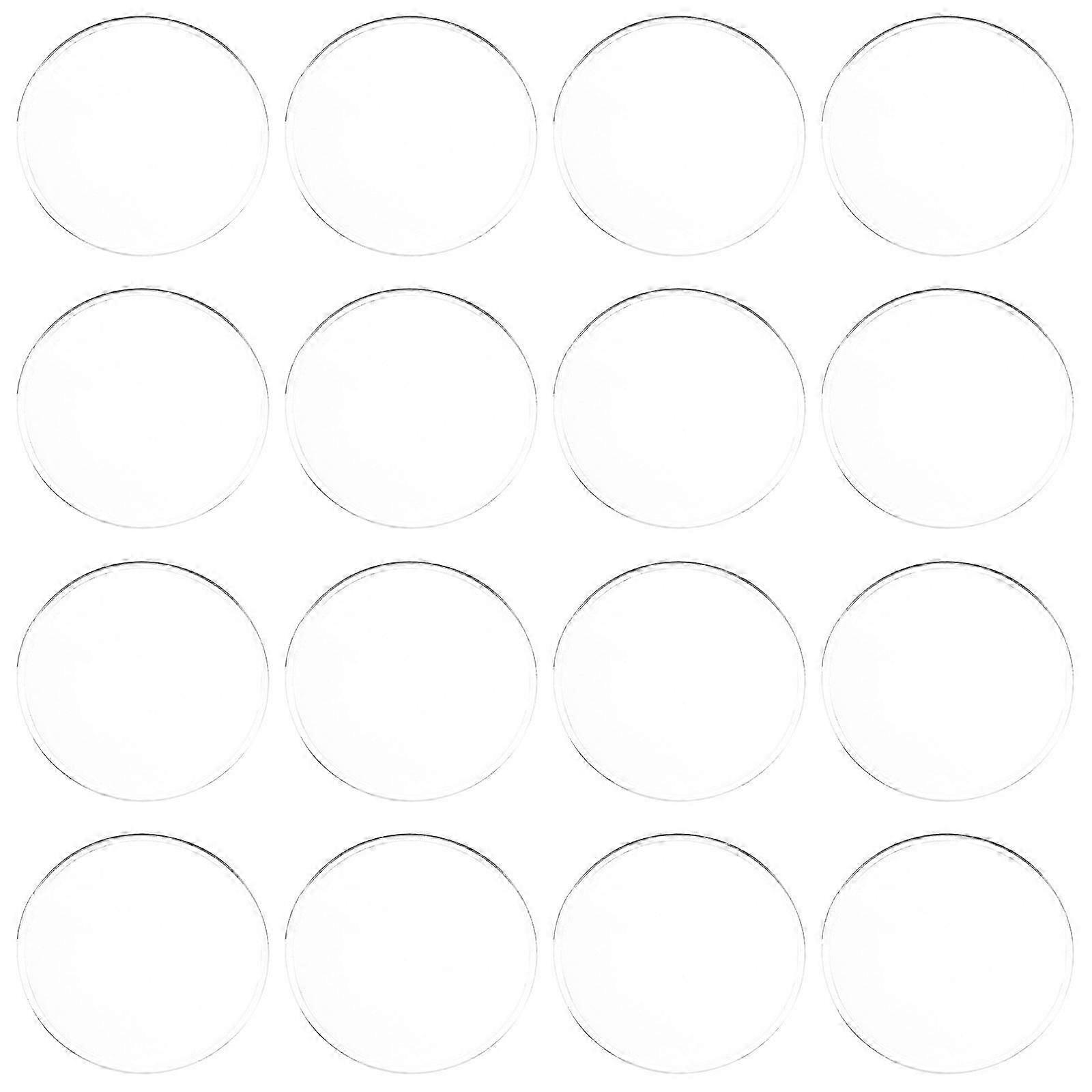 40pcs magnifying glass lens biconvex lens portable magnifier set for seniors reading maps jewelry watch computer repair [jkw]