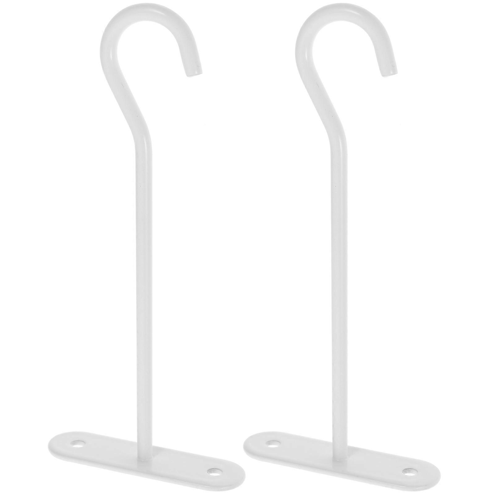 Ceiling Hooks For Hanging Plants 10 Sets White Iron Hooks Perfect For Planters Chandeliers Occasion Decoration 15.50X3.00X2.00CM