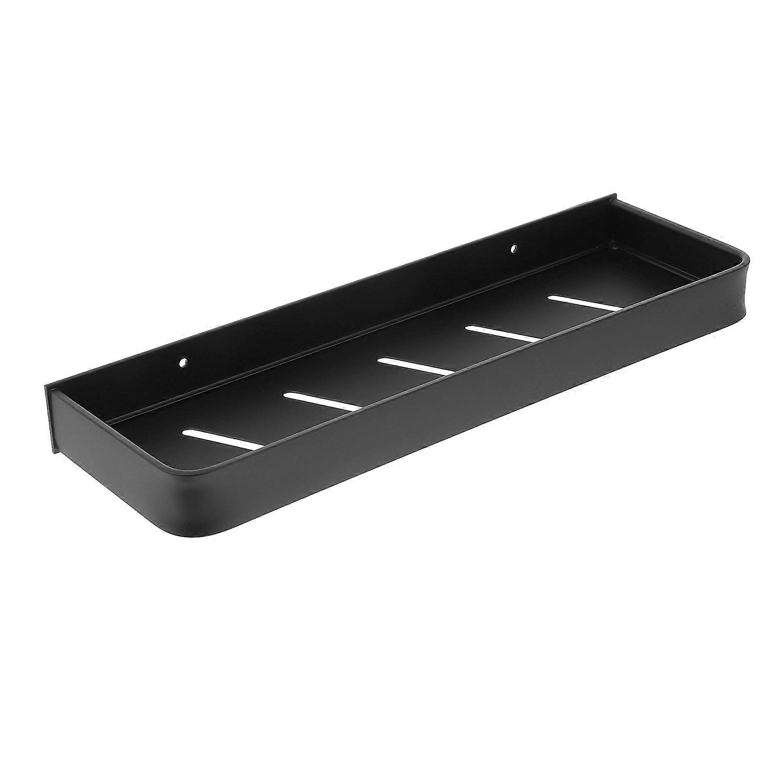 Kitchen Storage Shelf for Storage 1Set Black Wall-Mounted Rack