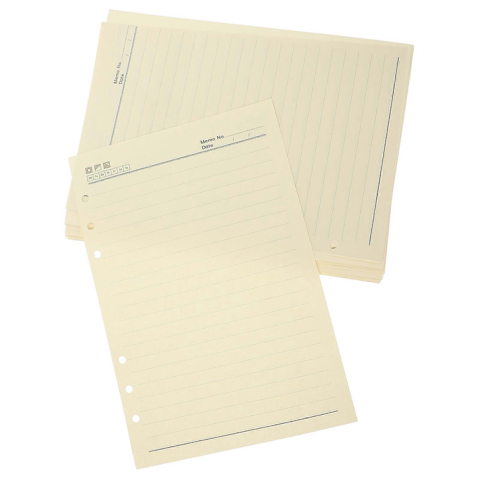 Notepad Replacement Refills Loose-Leaf Paper for Notebook Use Pack of 120 Sheets