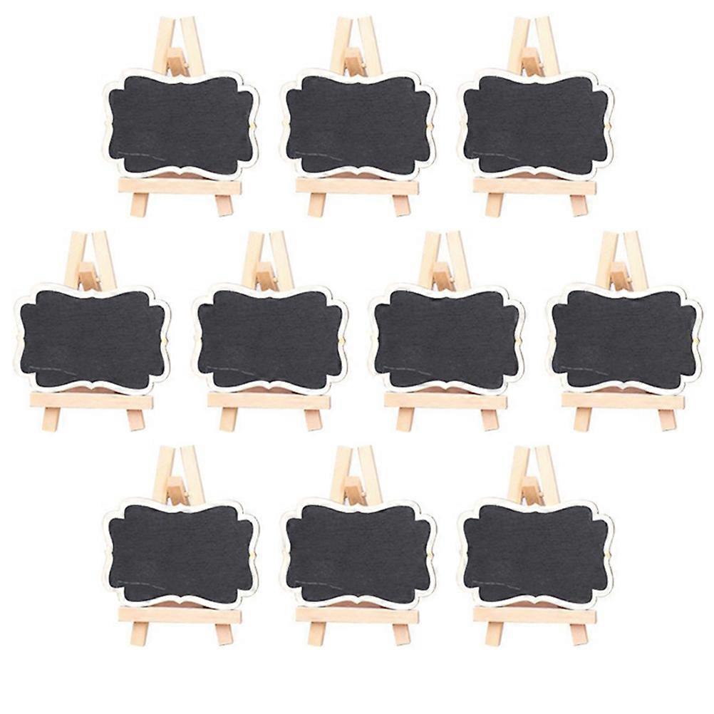 Black Framed Chalkboard Place Cards for Decoration 10Pcs Bundle