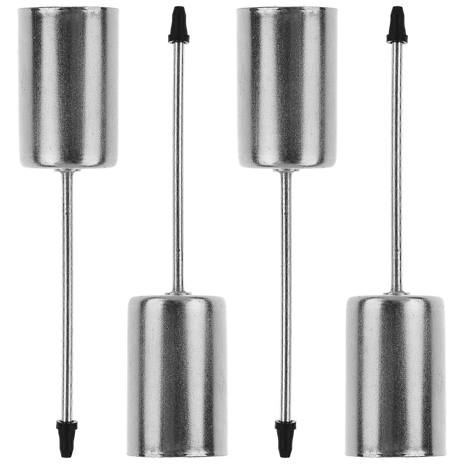 Silver Candle Holders for Party Decor with Spike 8Pcs