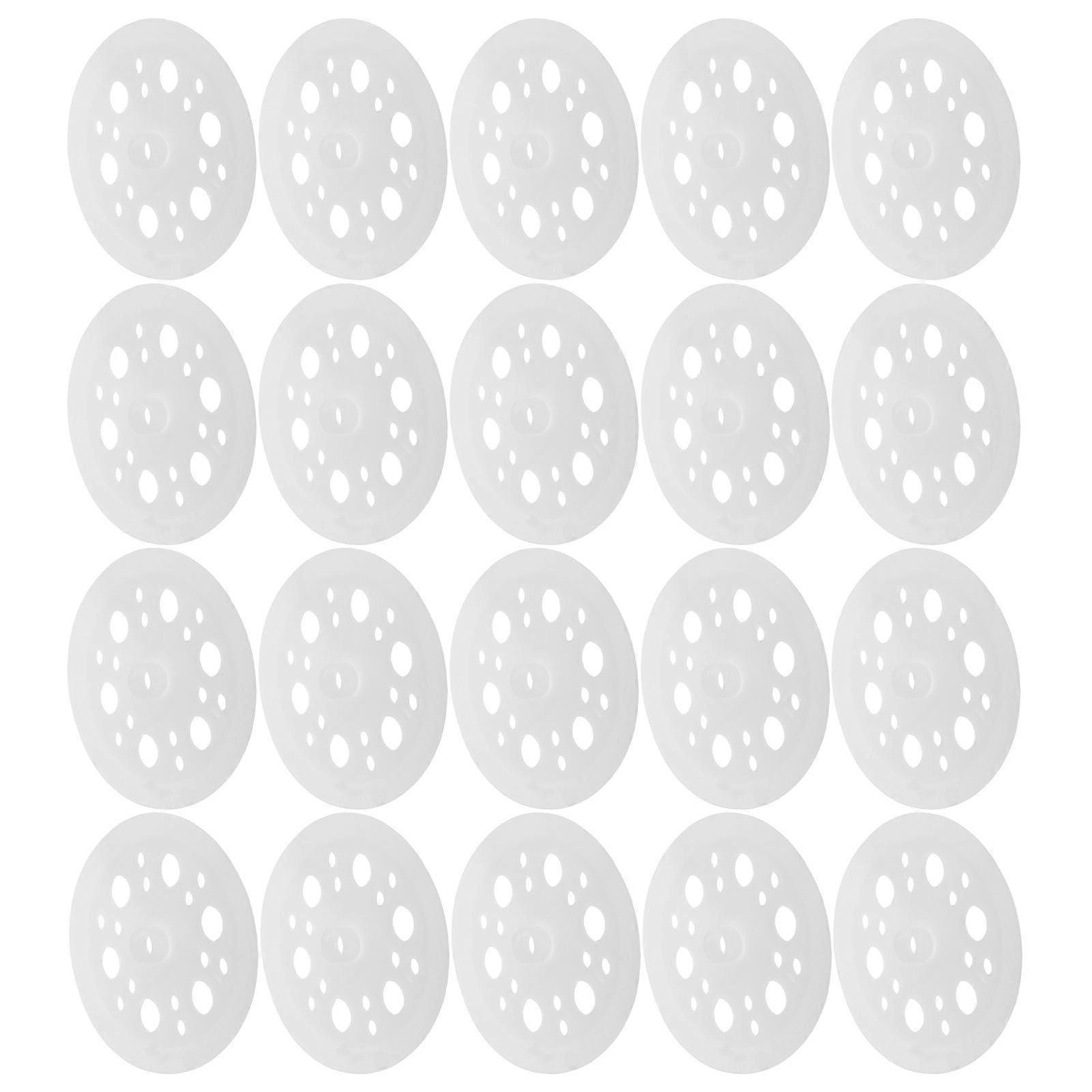 Foam Board Plastic Washers for Load Distribution 600Pcs White