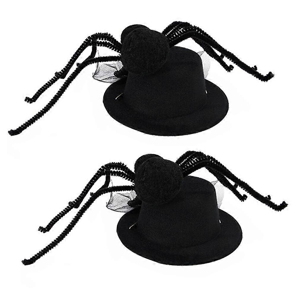 Halloween Hat for Pet Black Creative Dog Hat with 4Pcs