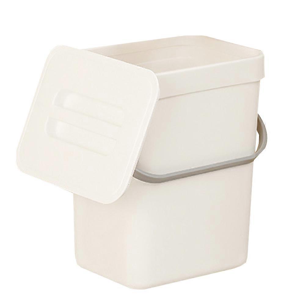 Wall Trash Bin Hanging Trash Can with Lid 3Pcs for Home Use