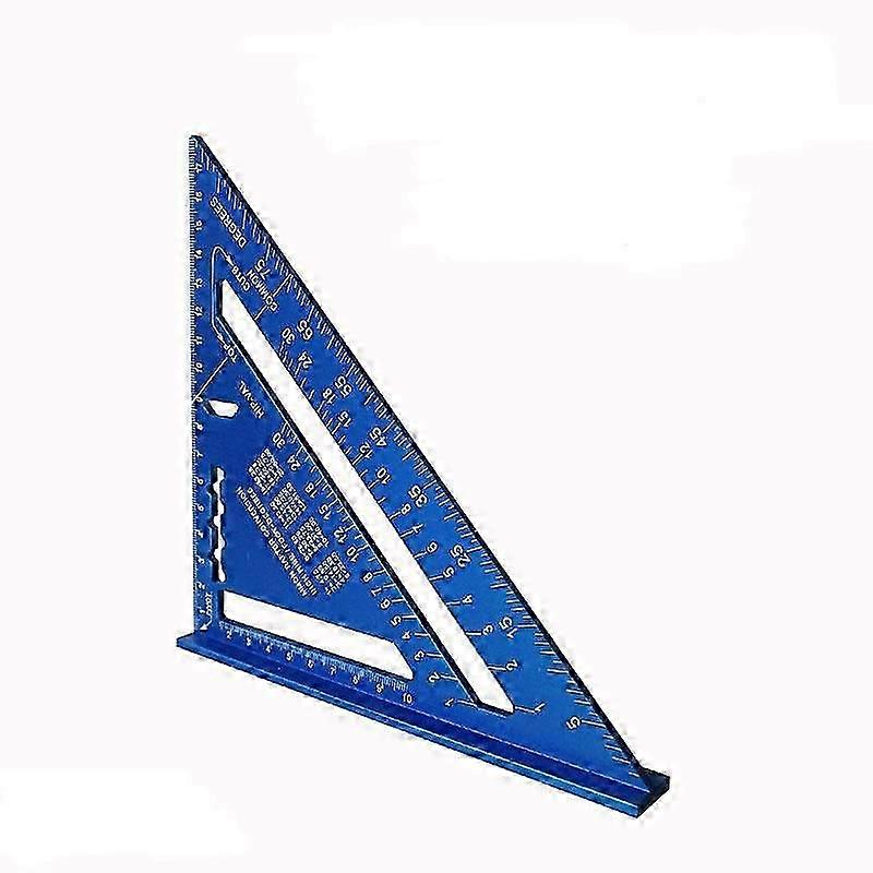 90 Degree Triangle Ruler Aluminum Alloy Angle Ruler for Carpenter's Workshop Woodworking 7 Inch Square Layout Tool