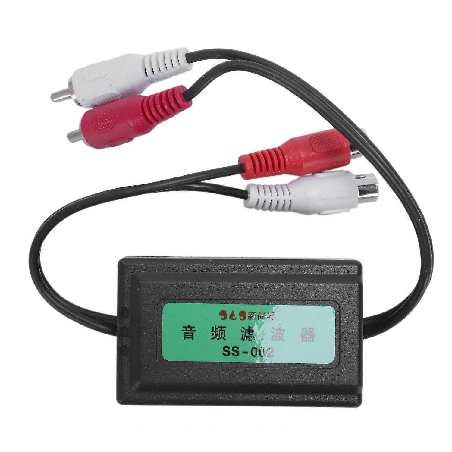 3.5mm Car RCA Amplifier Audio Noise Filter Ground Loop Isolator