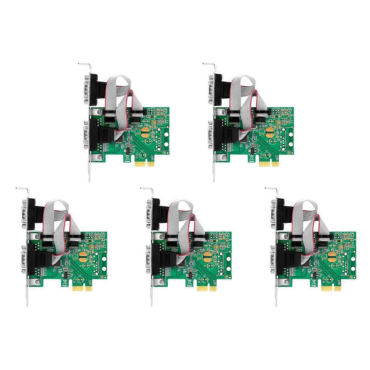Carte combinée PCI-E vers double série Carte adaptateur PCIe PCIe RS232 PCI Express