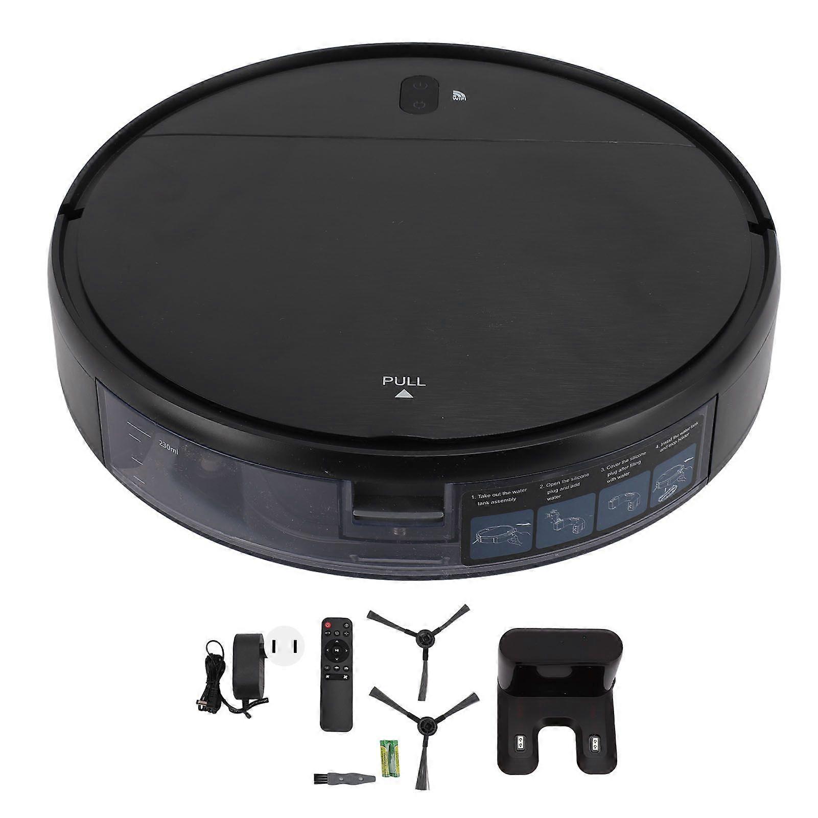 Robot Vacuum Cleaner Quiet APP Control Self Charging Intelligent Automatic Vacuum Mop with WiFi Bluetooth for Pet Hair US Plug