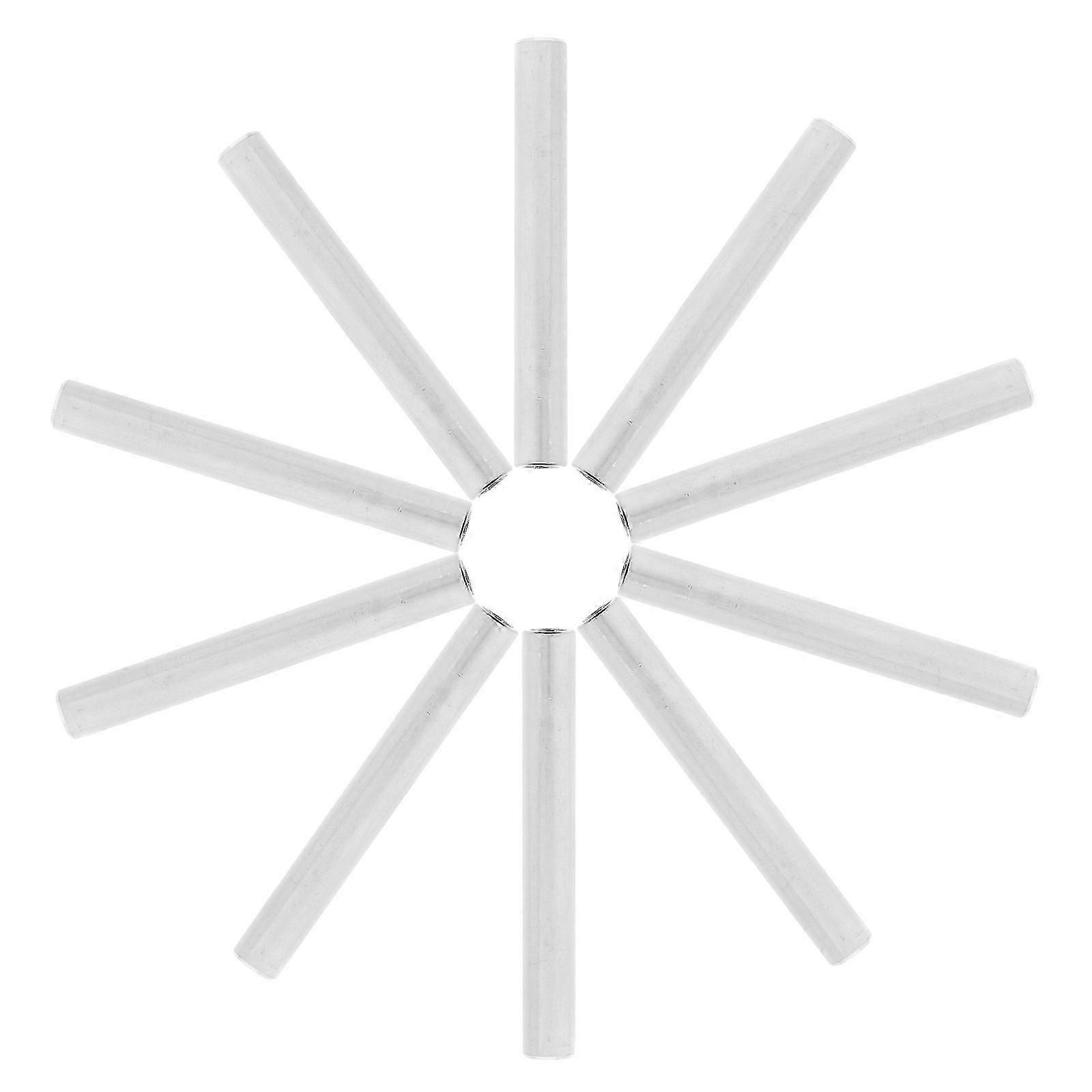 Aluminum Rods for Water Heater Electrolyzer Function Square Shape Silver Color 6.50X0.80X0.80CM 10Pcs