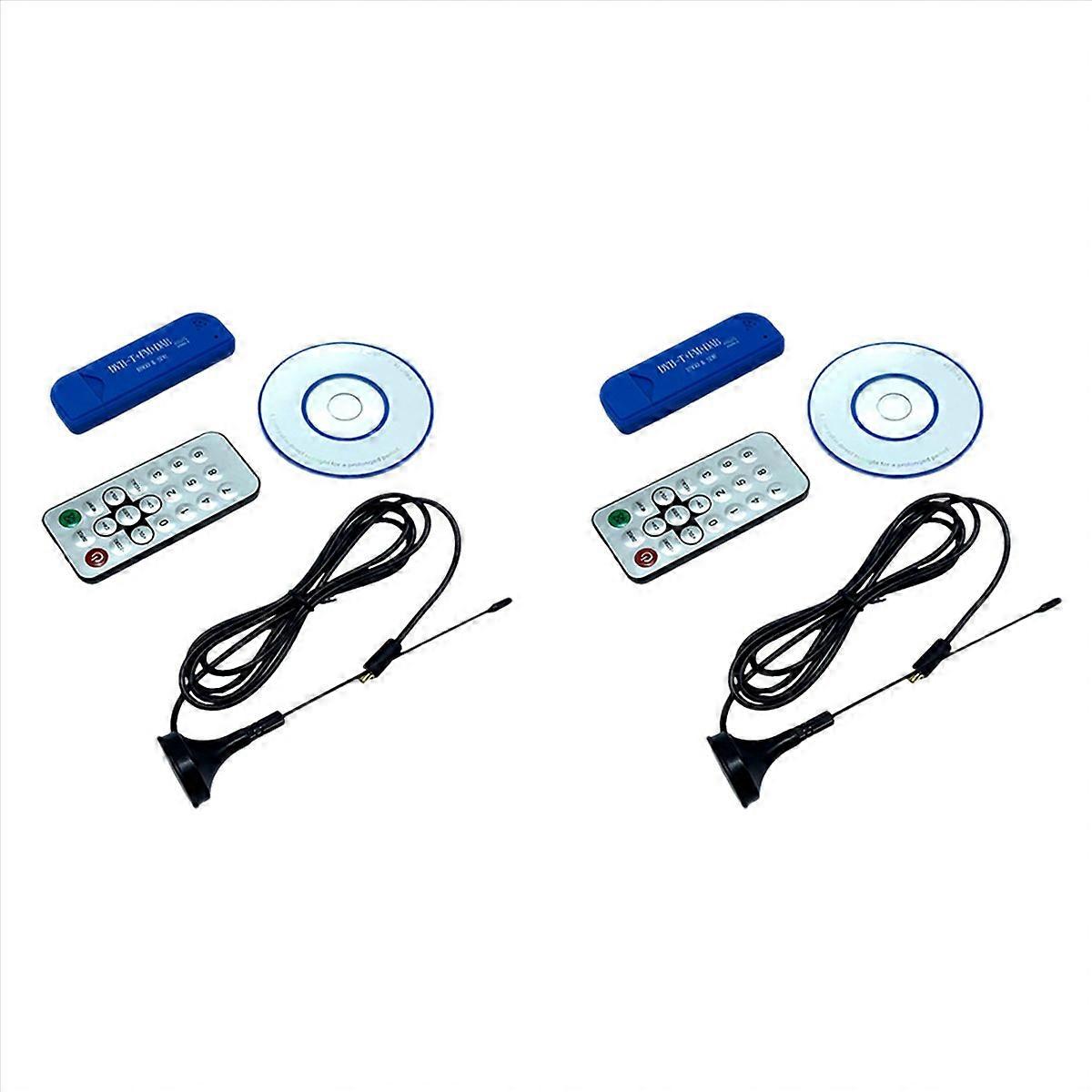 2X 25 MHz -1760 MHz Receiver for SDR RTL2832U R828D A300U FM