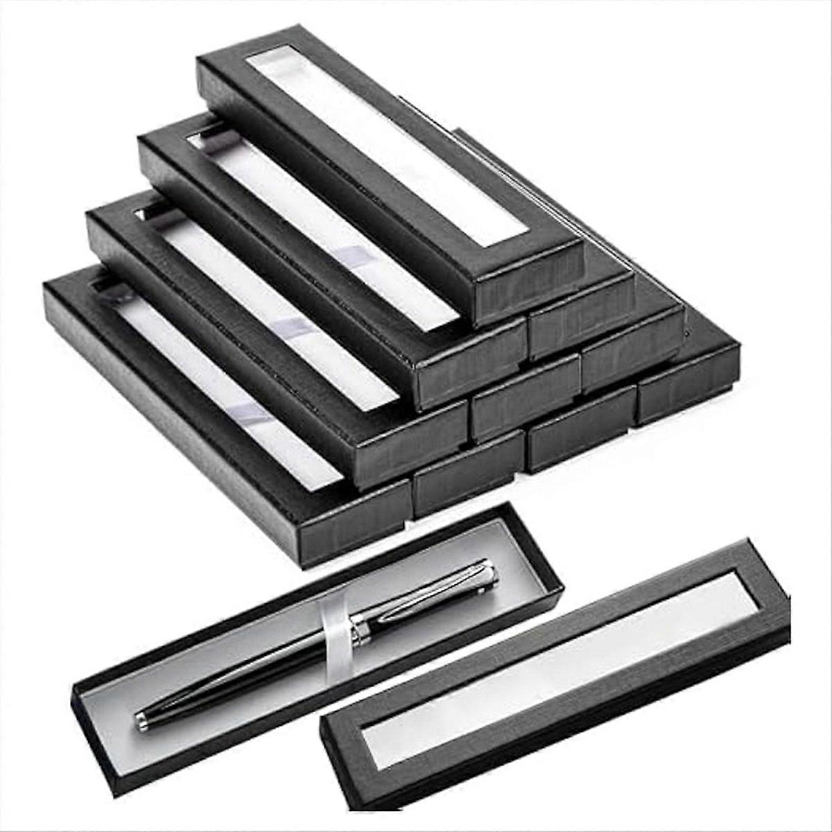 10Pcs Empty Pen Gift Box with Clear Lid Pen Boxes