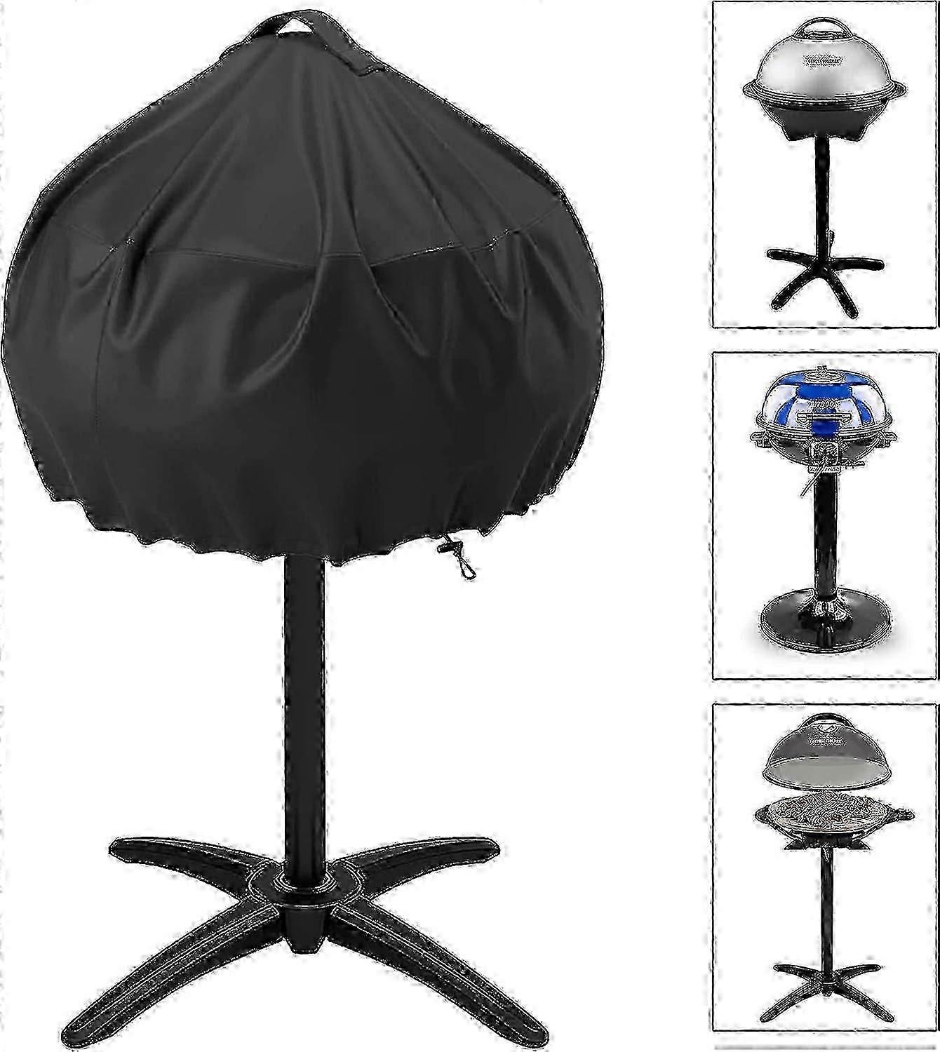 Grill Cover for George Foreman, TwoPone Electric BBQ Grill Cover Round Grill Cover, Indoor Outdoor W 26s