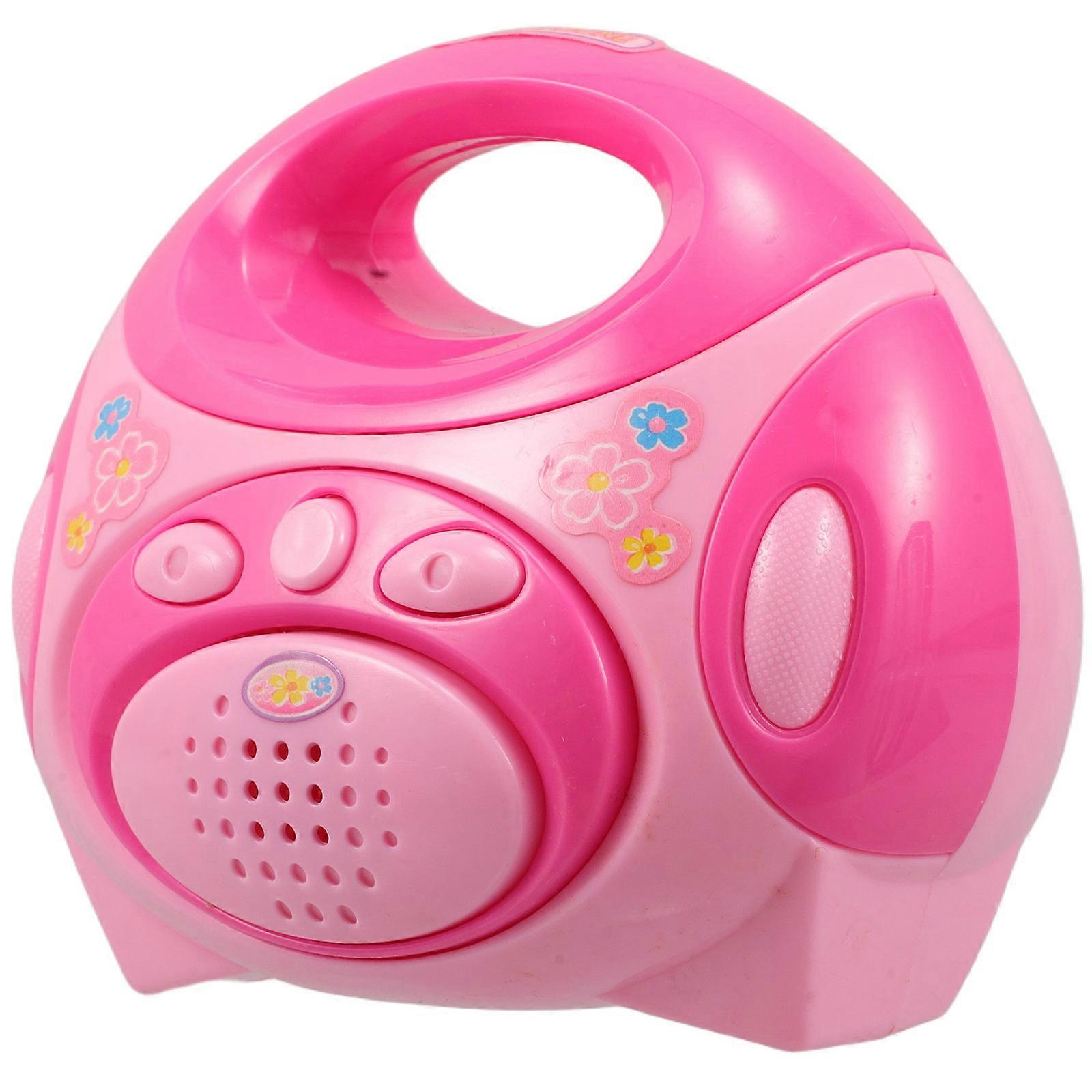 Kids Pretend Play Boombox Toy with Realistic Radio Model and Music Player