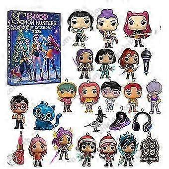 2025 Korean Wave Devil Hunter Blakpink Advent Festival Blind Box Χριστουγεννιάτικο δέντρο Διακόσμηση Ακρυλικό μενταγιόν