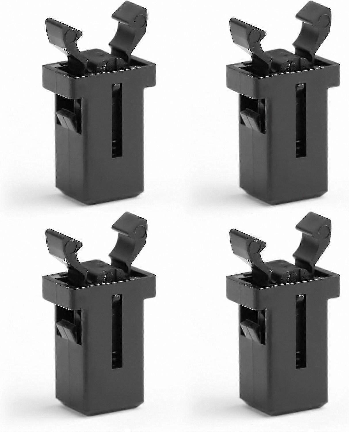 4-Pack Waterproof Bin Lid Clasps, Durable Catch for Touch Top Latch Lock, Flexible Waste Bin Replacement Parts