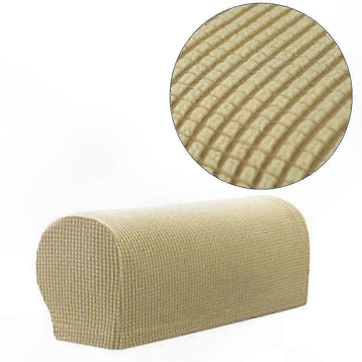 Protective Cover for Sofa Armrests and Chairs, Removable and Stretchable Couch Armchair Protector with Solid Design