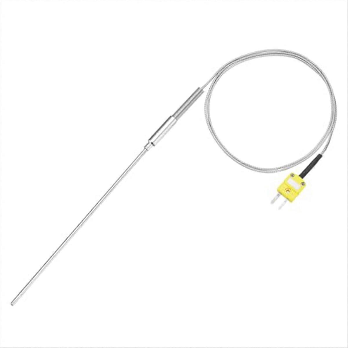 Meter Temperature Sensor Probe -50 to 1100°C,3.3ft Wire 4x150mm