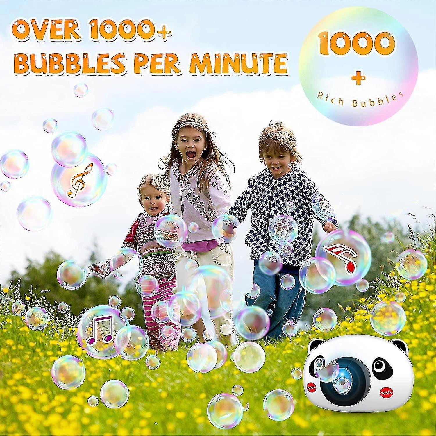 Bubble Machine pentru copii, automată Bubble Blower portabil Bubble Maker, 1000 + Bule pe minut