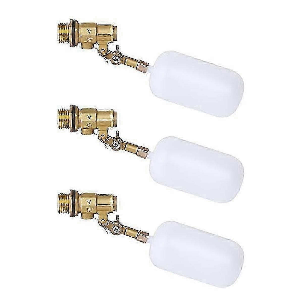 suitable for 1/2 Inch Float Valve, Water Float Valve for Pond Float Valve Shutoff Auto Fill, for Livestock Tanks, Aquariums(3PCS)-FO S