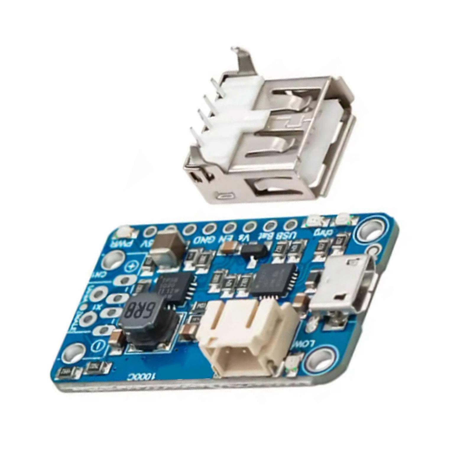 For PowerBoost 1000 Charger Rechargeable 5V Lithium USB Boost Charger Module Electronics Replacement Accessories Multicolor