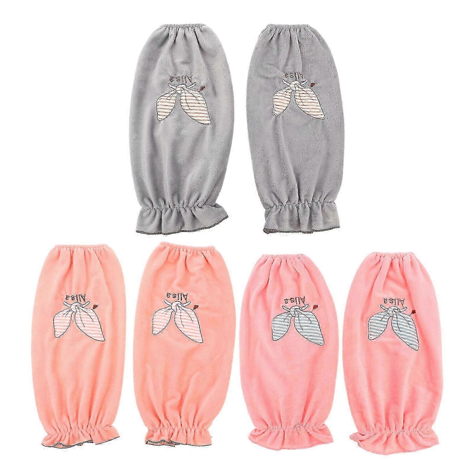 Protective Arm Sleeves Reusability Cuff Guard Household Use 3 Pairs