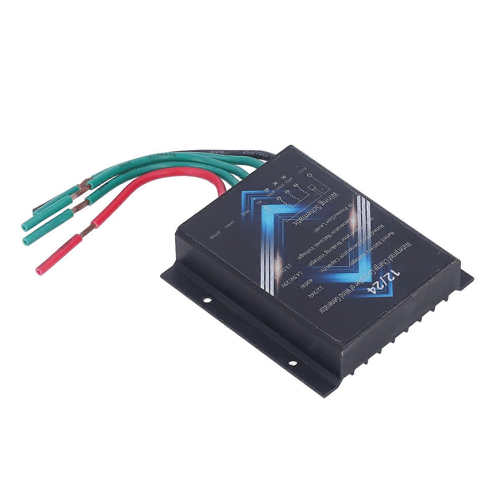 Wind Generator Controller Aluminum Alloy Waterproof Wind Turbine Controller 400W 12V 24V