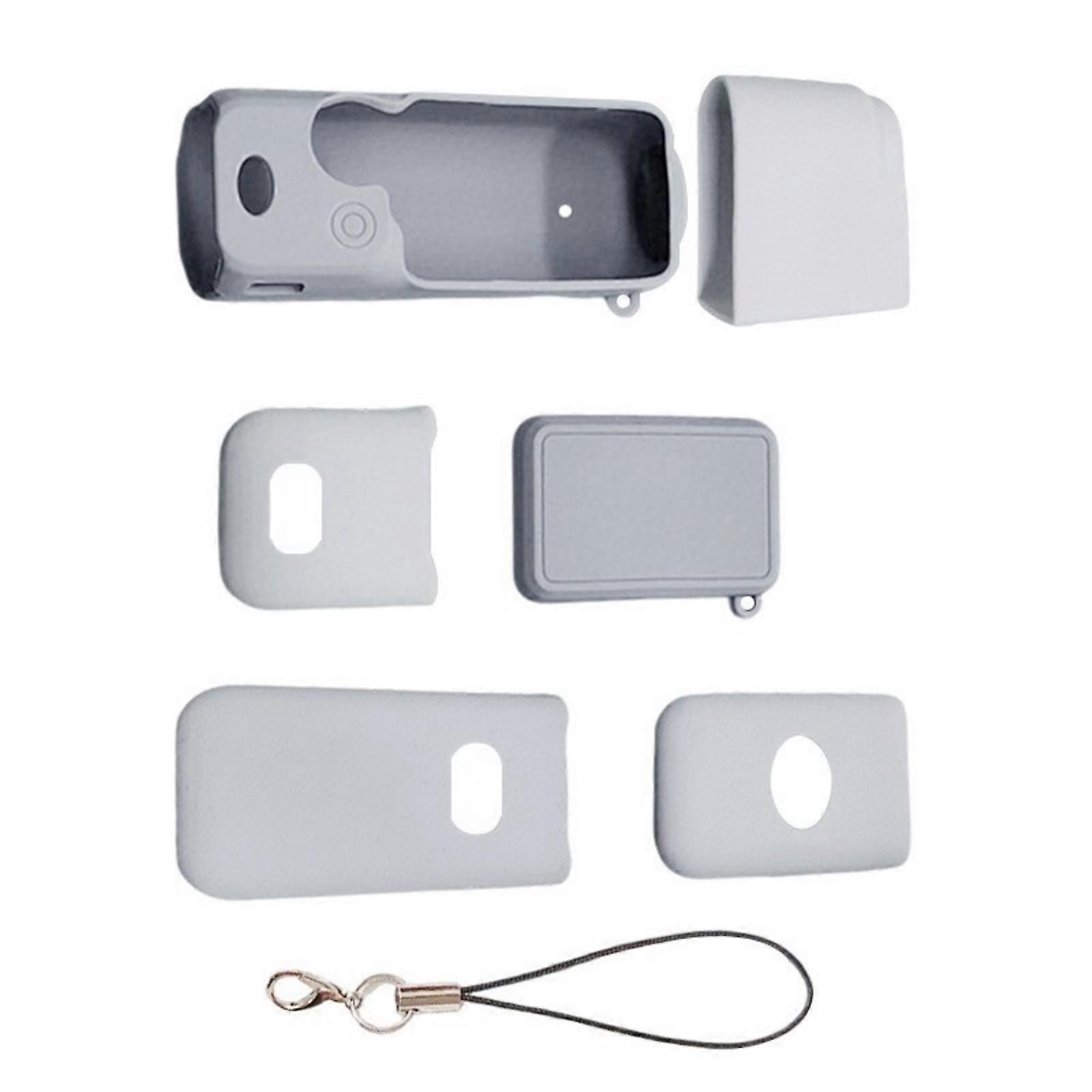 NonSlip Silicone Protective Sleeve For Pocket 3 Portable Camera Slimly Case Shell AntiShock Design Multiple Color Multicolor