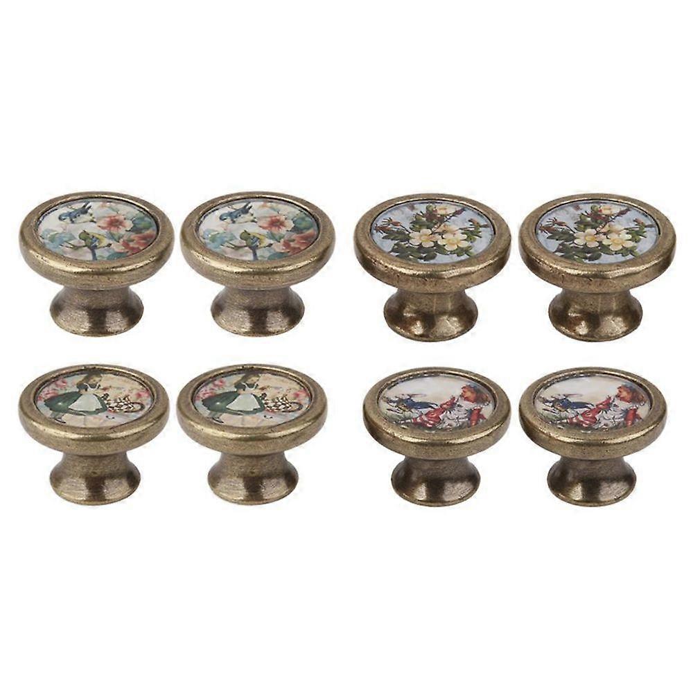 8x Zinc Alloy Pull Knob Drawer Knobs For Cupboard Drawer Cabinet 36mm Diameter
