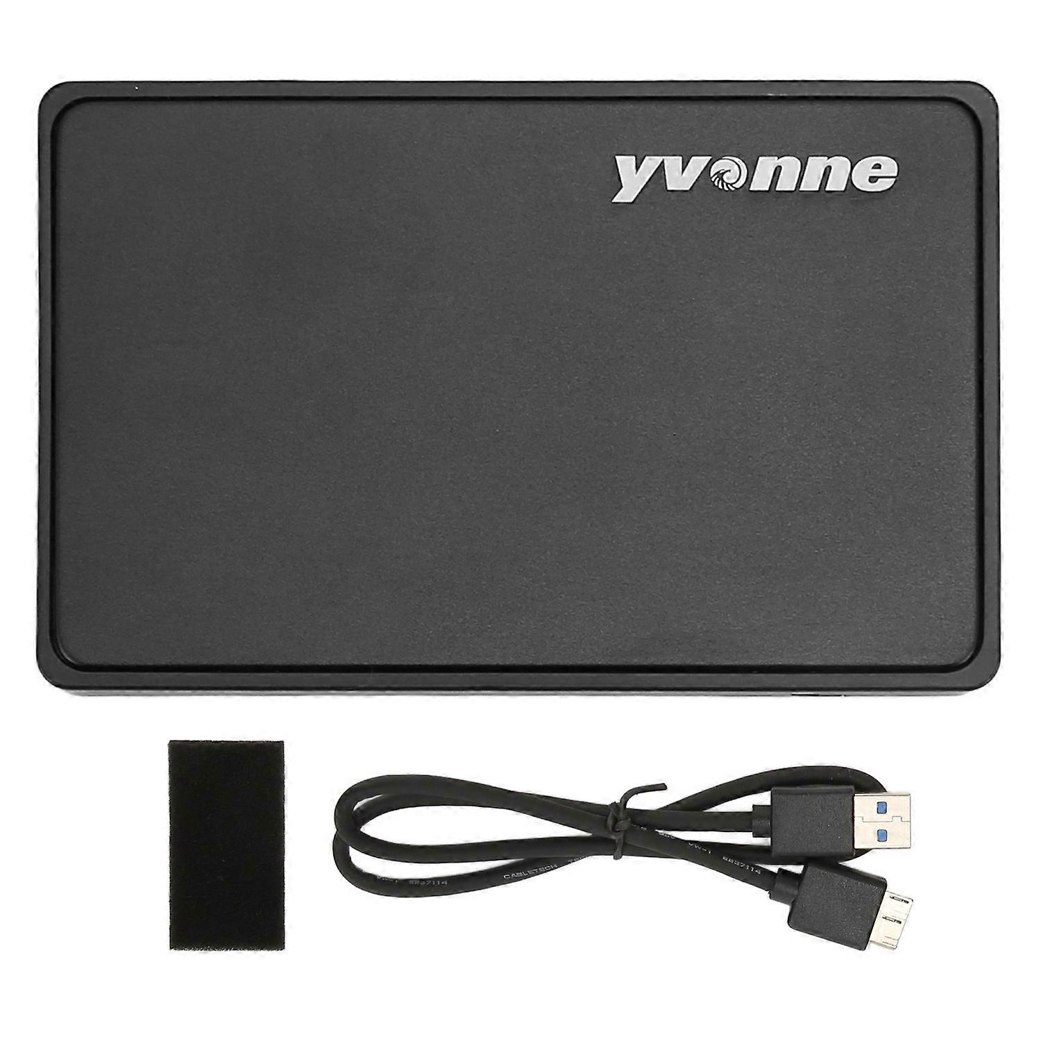 2.5in SATA to USB Hard Drive Enclosure 5Gbps Transfer Speed Tool Free External Hard Drive Enclosure 
