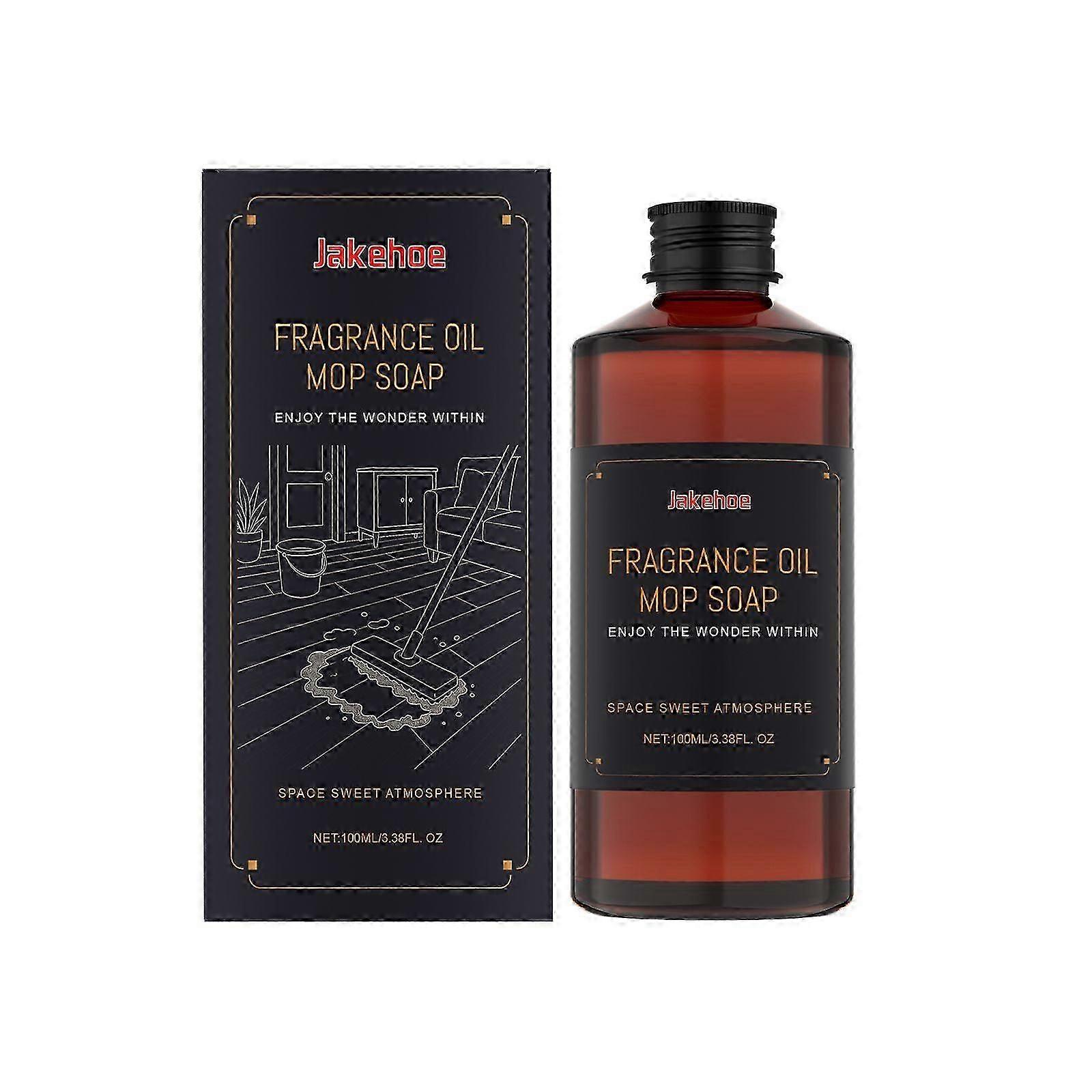 Jakehoe Multi-Functional Floor Cleaner - Clean, Shiny, Quick-Drying, Suitable For Tiles And Wood Floors, Citrus Scent