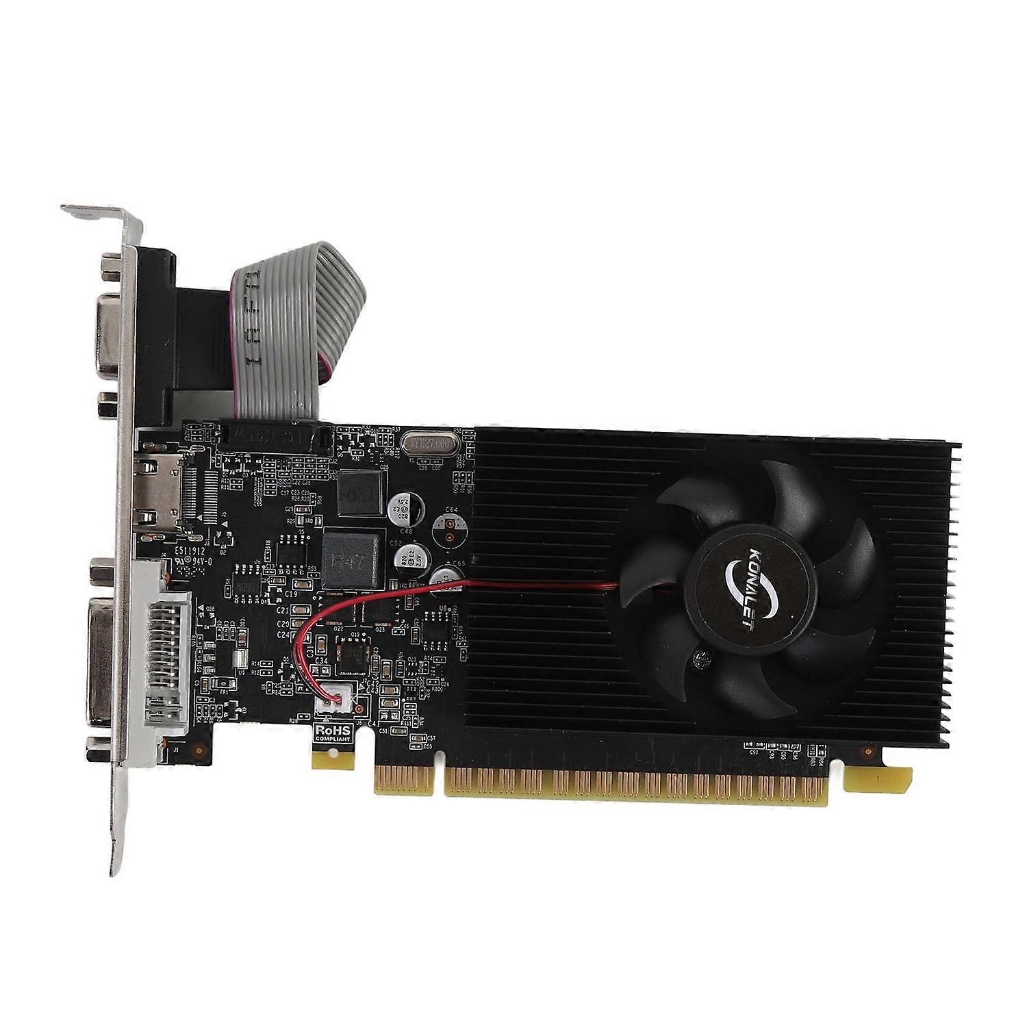 GT740 Graphics Card 4GB 128 Bit DDR3 Memory DVI VGA HD Multimedia Interface PCI E 3.0 X16 Computer V