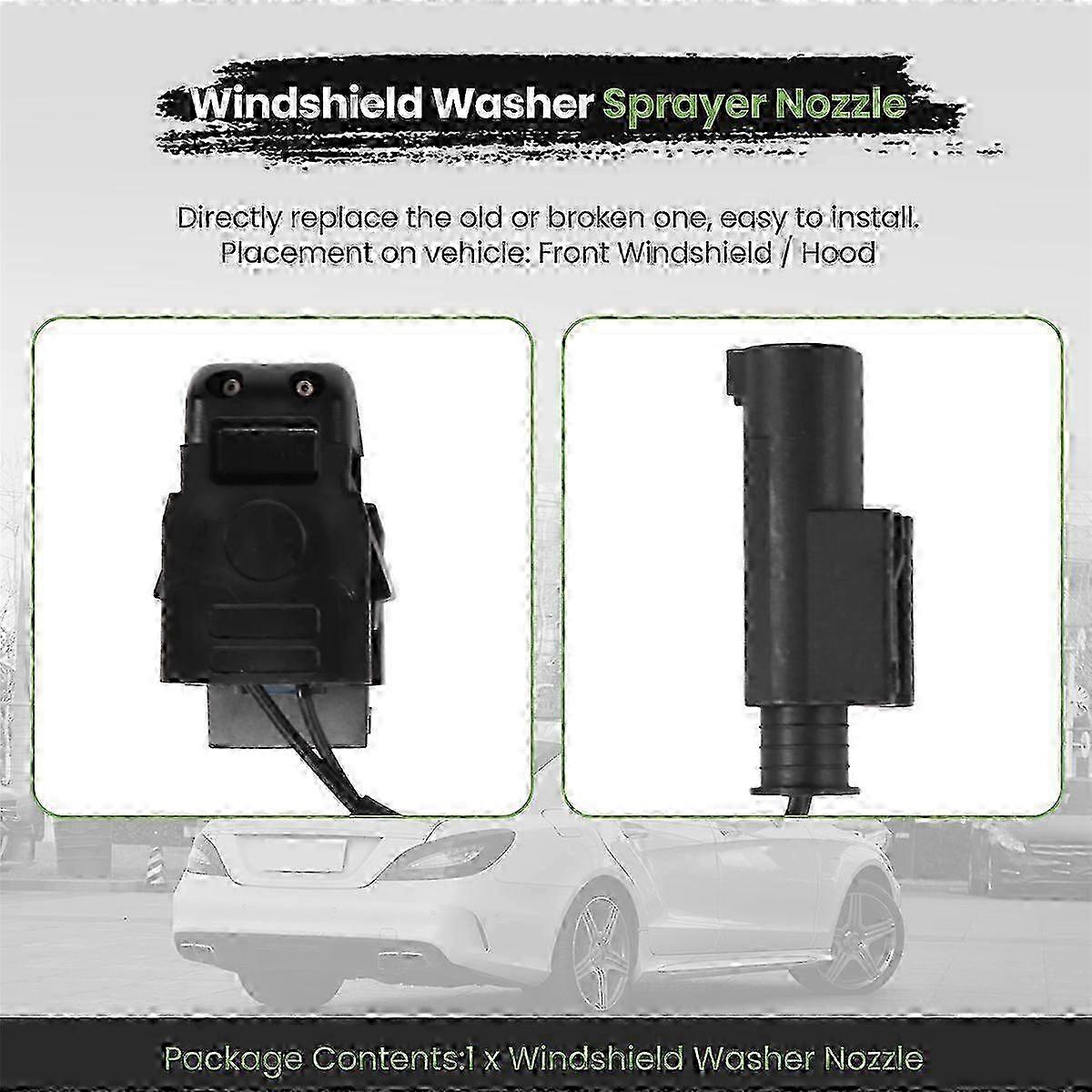 Windshield Washer Sprayer Nozzle Jet for C E SL-CLASS W203 W211 R230 R171 Models