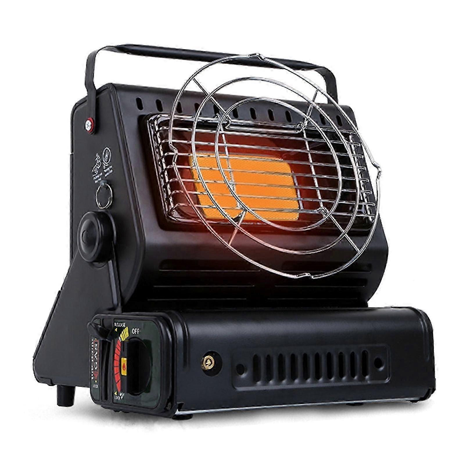 portable gas heater for camping with 1300W power and dual-use function
