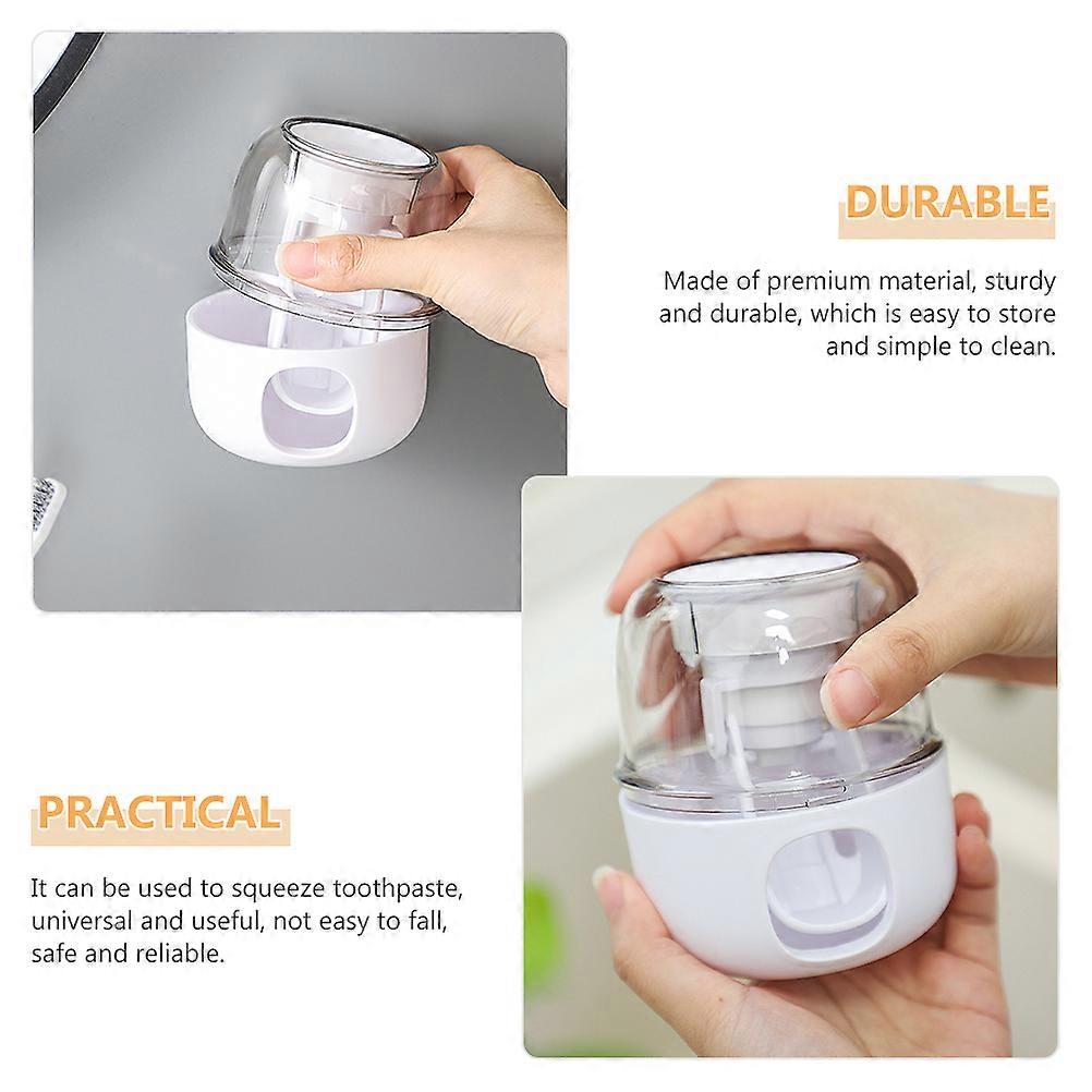 Wall-Mounted Toothpaste Dispenser Automatic Toothpaste Squeezer for Bathroom