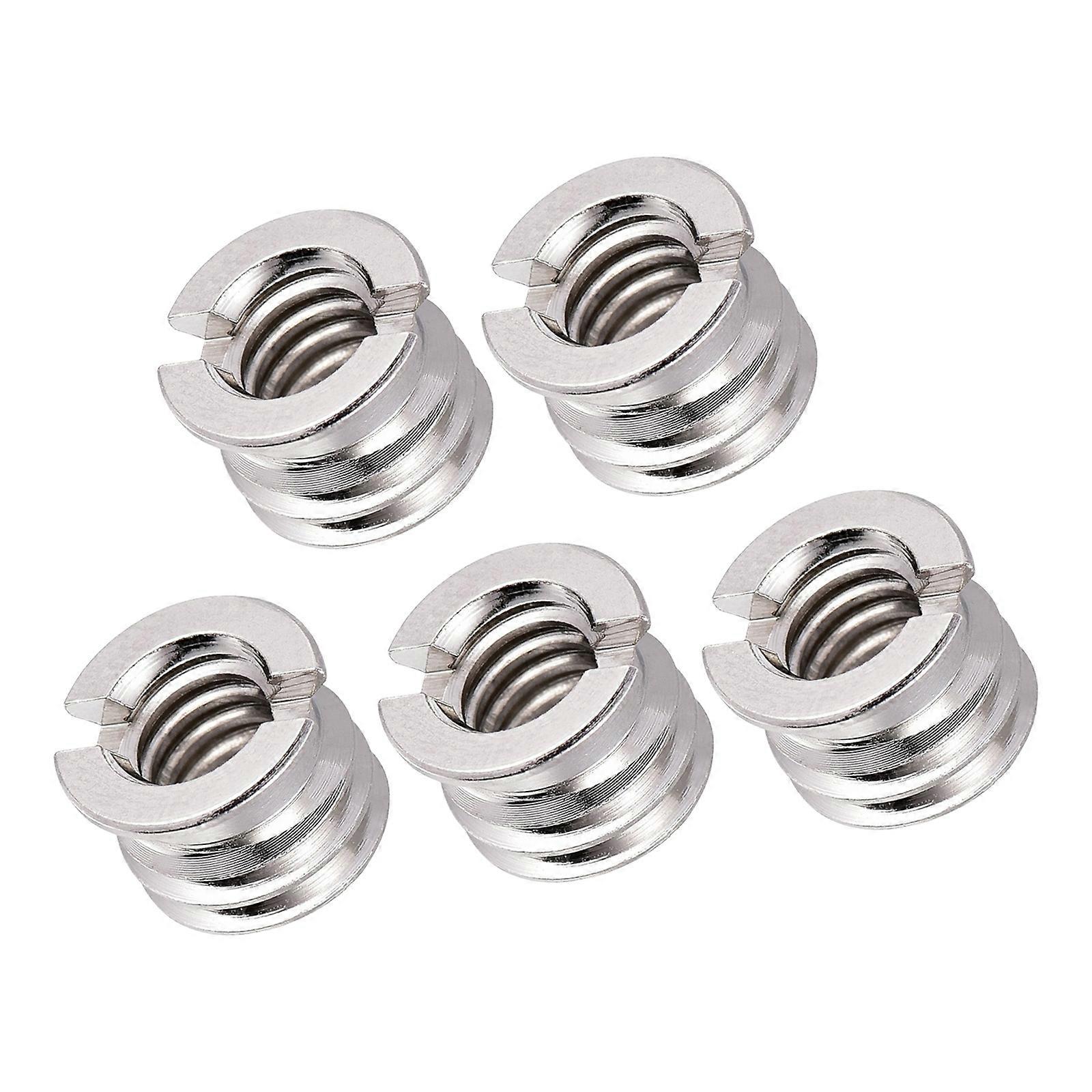 Camera Mount Conversion Screw Metal Adapter Nut 1/4 Inch 3/8 Inch Tripod Accessory Suitable for Heavy Duty Tripod Bases Multicolor