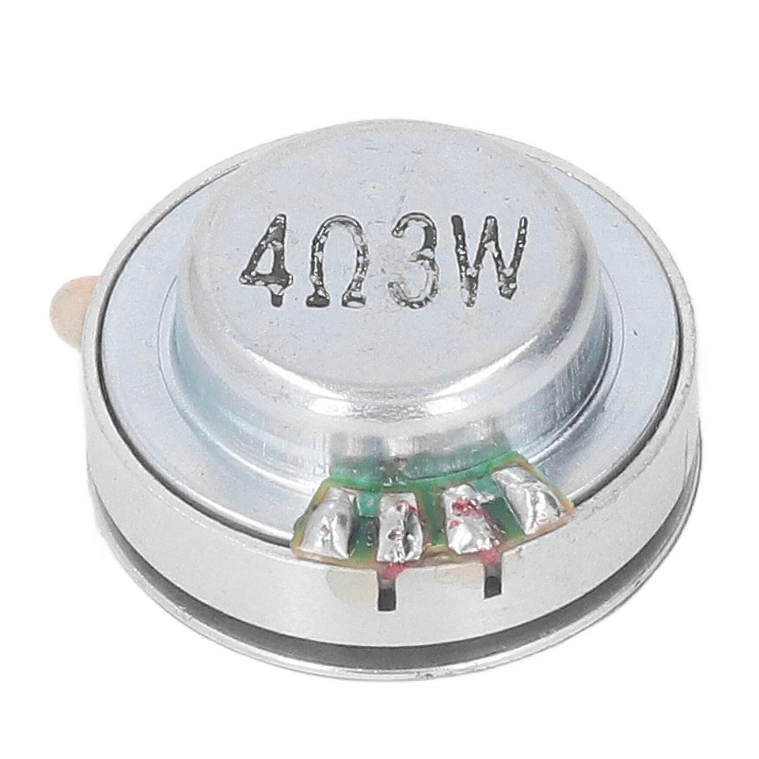 Resonance Speaker 26mm All Frequency Strong Bass Vibration Speaker for MP3 MP4 CD 4Ω