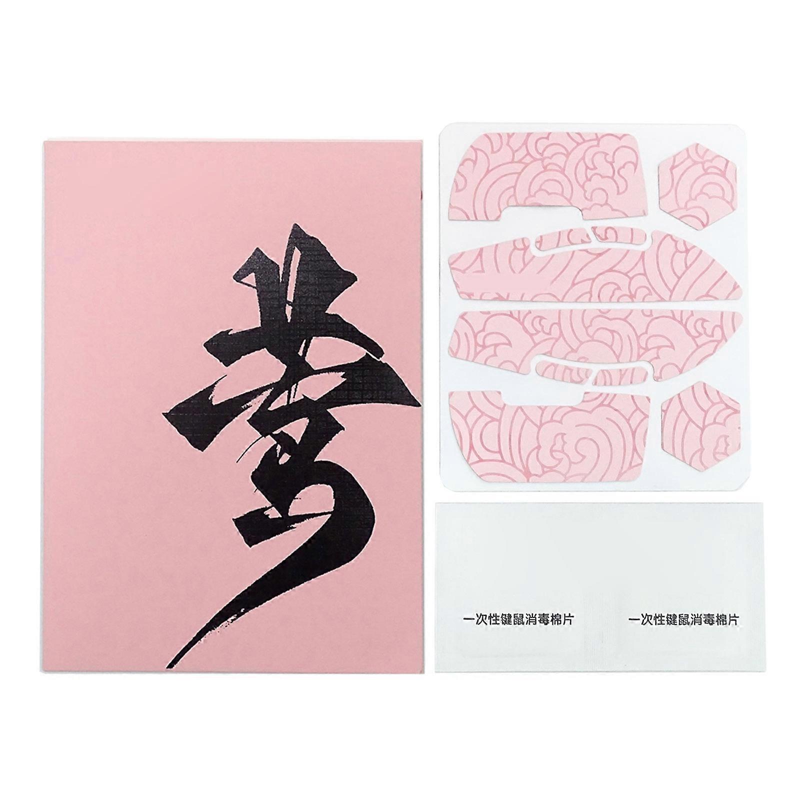 Grip Tape Pink Mouse Pad Slip Resistant For GPRO 2 Wireless Mice and Controllers Enhances Gaming Precisions Multicolor