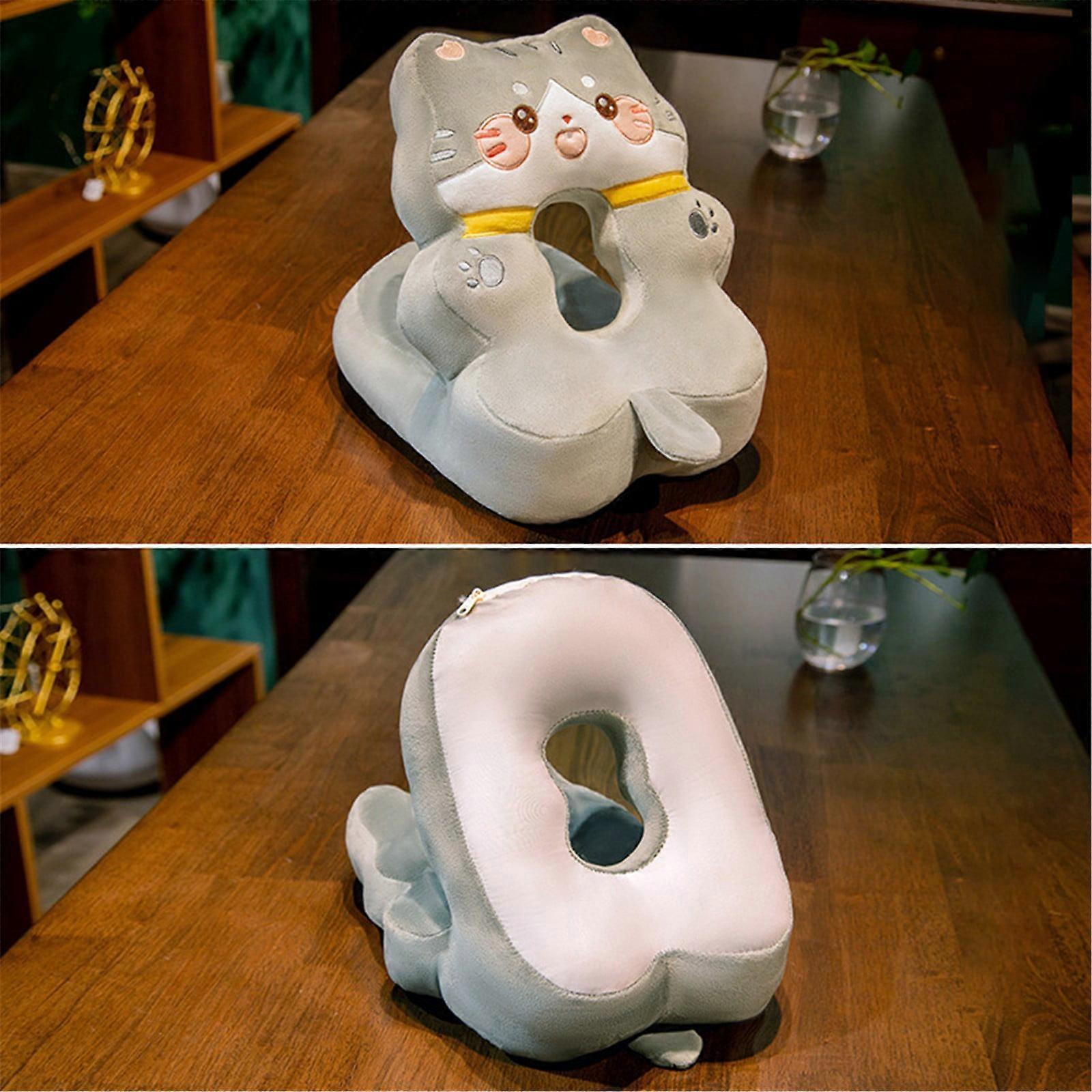 Miayilima Nap Sleeping Pillow Cushion Slow Face Down Desk Pillow Cushion Nap Sleeping Pillow Waist Supporting For Library