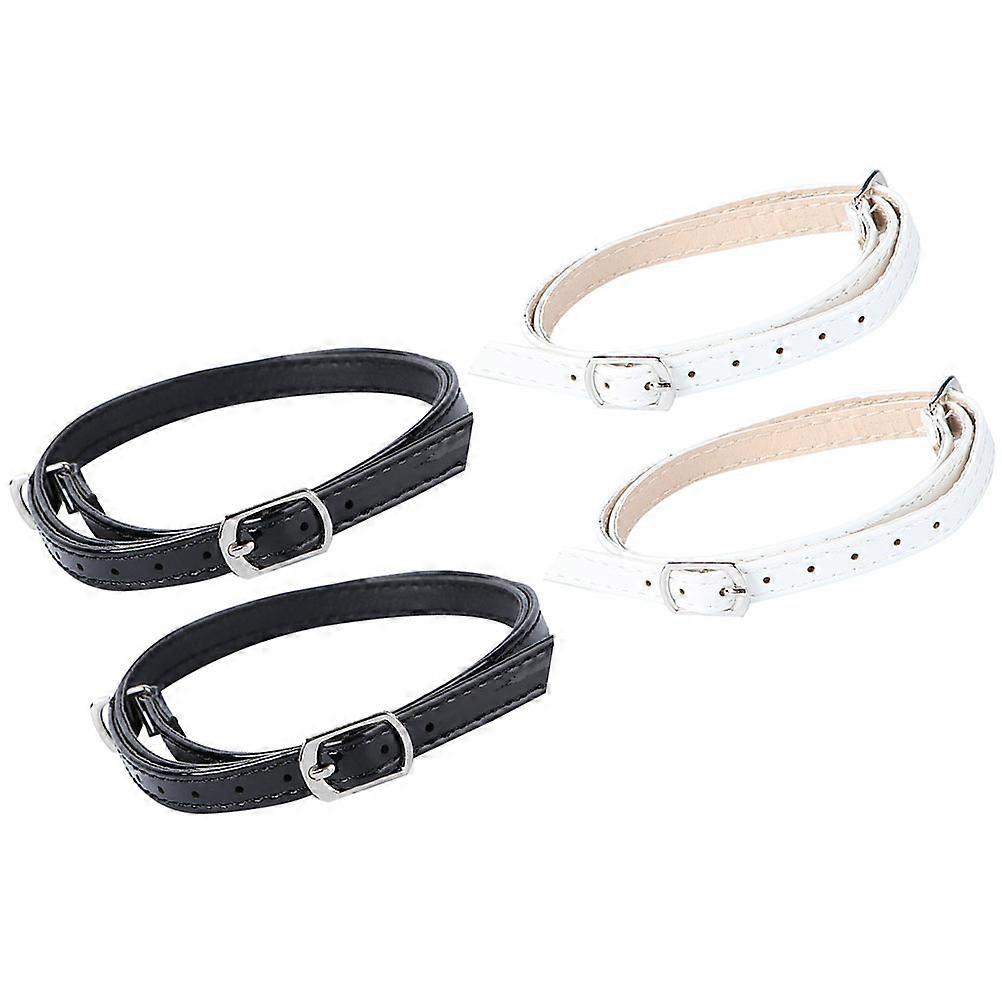 Elastic High Heels Shoe Straps DIY Compatible Assorted Color 60X0.75CM 2 Pairs