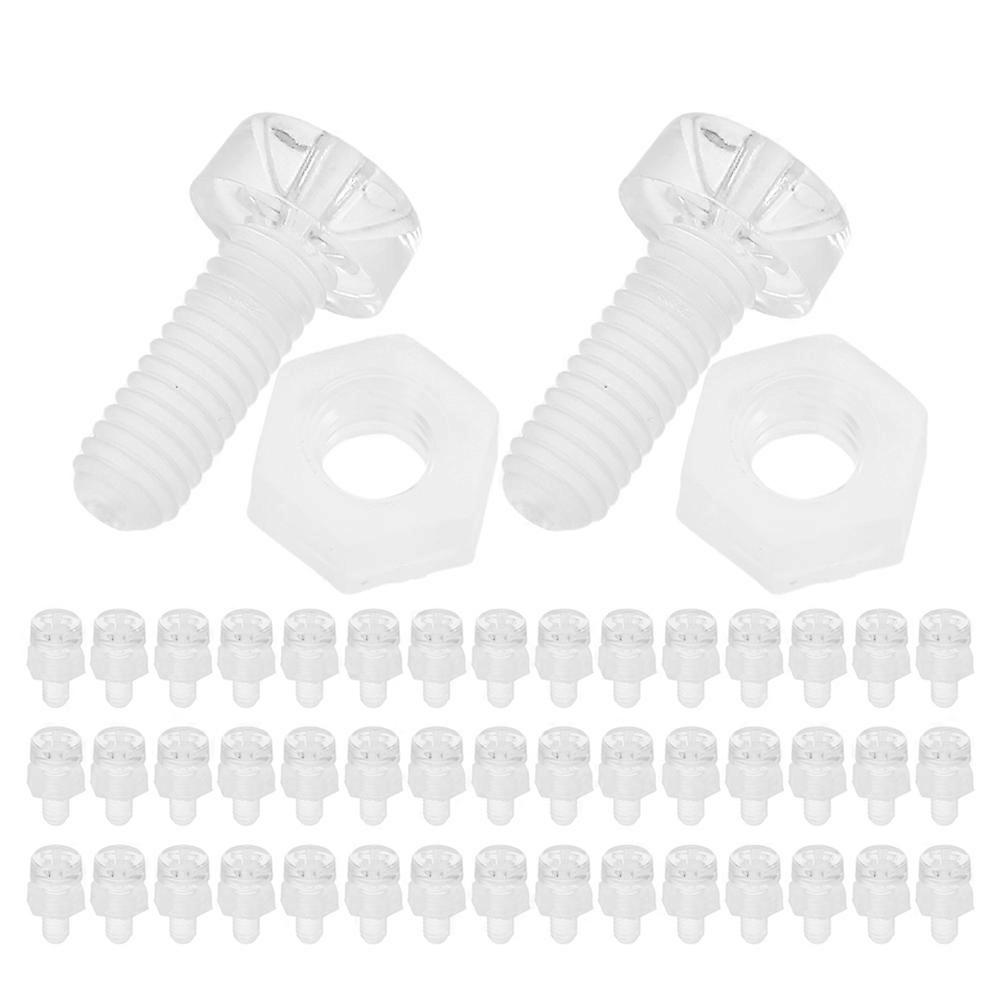 Acrylic Fastener 100Pcs Clear Corner Kit For Mechanical Equipment Home Renovation Furniture Making Transparent With Stability And Safety