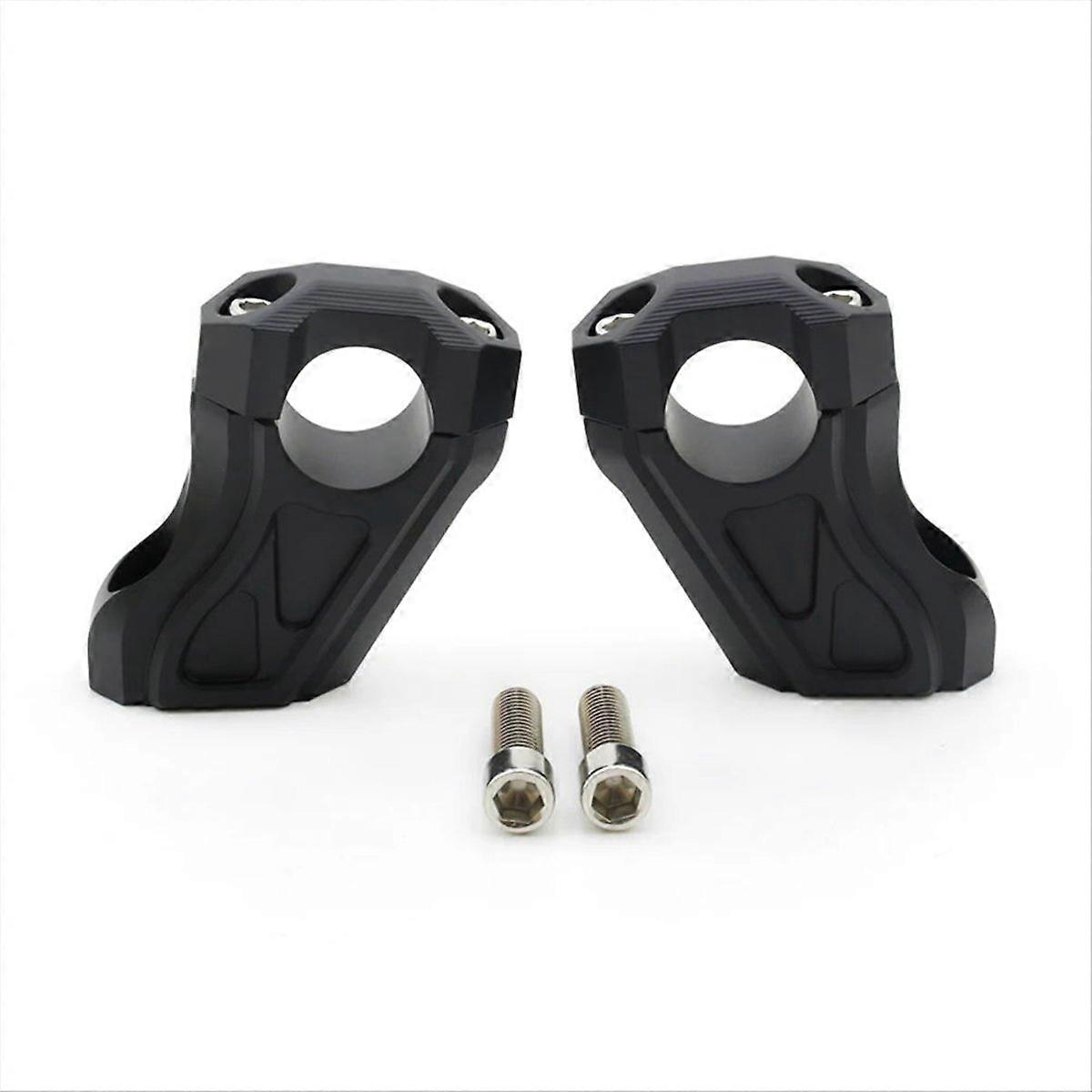 Motorcycle Handlebar Riser Mount Extension Clamps for Black