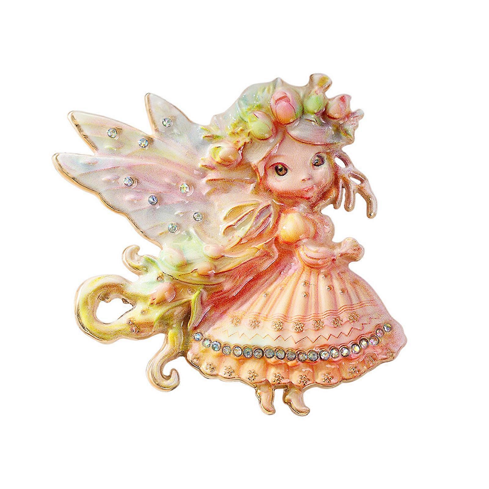 Lightweight Flower Brooch Comfortable Wear Easy To Use Accessory For Daily Wear Comfortable Accessories Multicolor