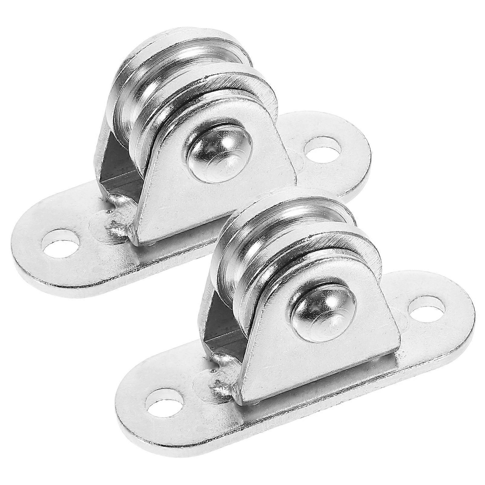 Lifting Pulley Fixed Pulley for Directional Change with 4Pcs Iron Material