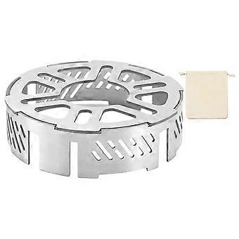 Outdoor Gas Stove Windshield Rings Stainless Steels Campings Cooker WindShield Gas Picnics Cookers Wind Deflectors Multicolor